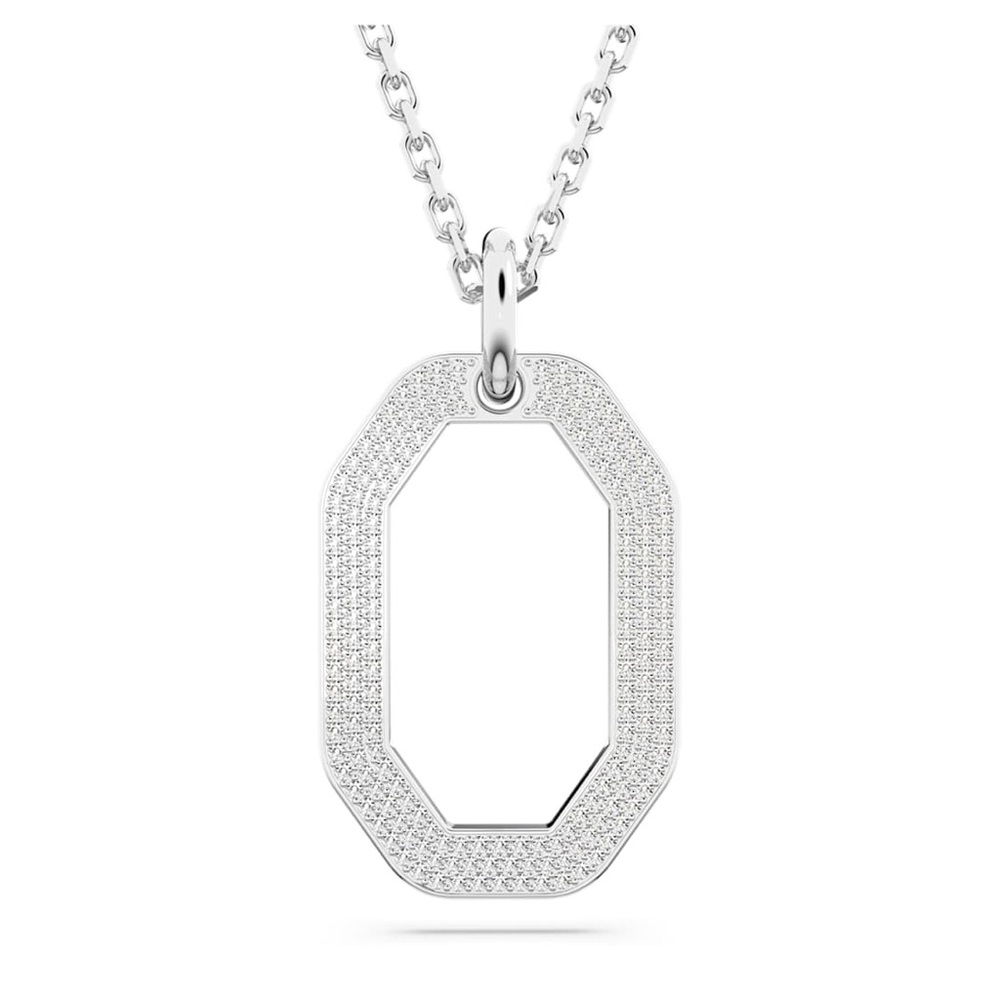 Swarovski Silver Geometric Pendant Necklace
